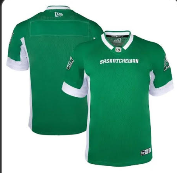 Men 2025 CFL Saskatchewan roughrider blank green jersey